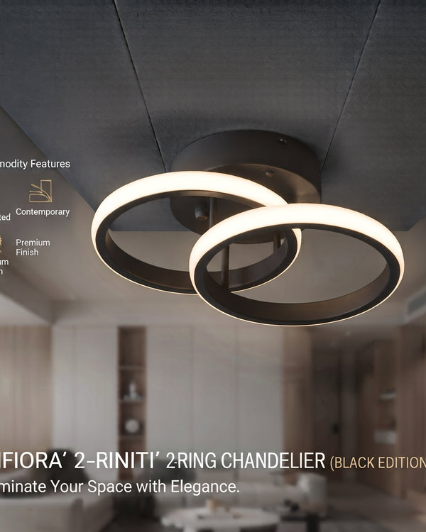 Infinity Series ceiling light A-black-25W promo