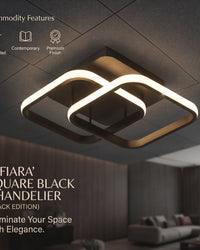 Infinity Series ceiling light B-black-25W promo