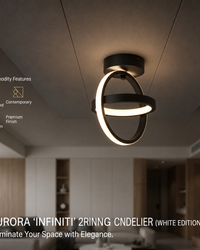 Infinity Series ceiling light D-black-30W promo